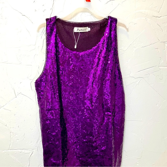 Wavlynn Silk Sequined Halter Top With Original Summer Design Sparkling Lightweight Tank